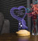 Personalisierte Geschenke Premium 3D Led Lampe Muttertagsgeschenk Nachttischlampe Ein Herz für Weihnachten Geburtstag Partnergeschenk…