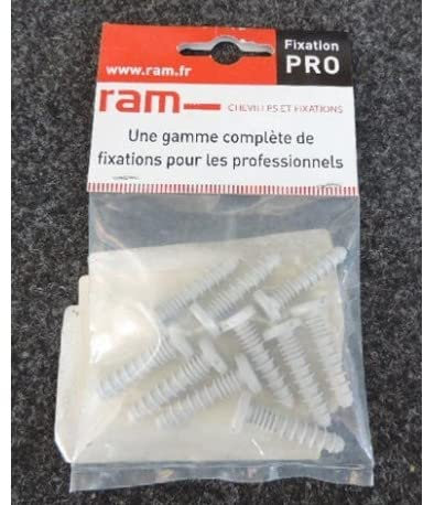 Clavo golotte Ramtee, 6 mm x 30 mm, bolsa de 10