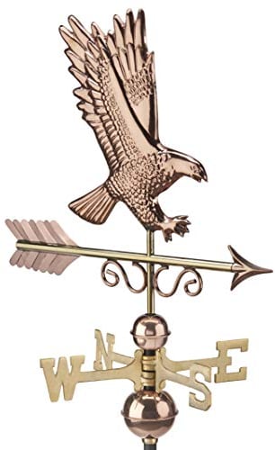 Good Directions 1979P Majestic Eagle Wetterfahne, mittelgroß, reines Kupfer