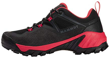 Mammut Damen Sapuen Low GTX Traillaufschuh, Black-Sunset, 38 2/3 EU