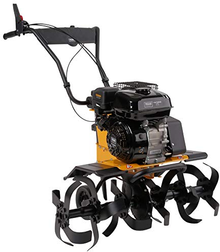 TEXAS Gartenfräse Motorhacke Bodenhacke Bodenfräse Rasenfräse Pflug Benzin mit Antrieb TX612TG Dual-Shaft | 36-55-85cm | 212cm³ | 4 Takt | 4000W | 5,5PS | 1xVor. u. 1xRückwärtsgang | 33cm Arbeitstiefe