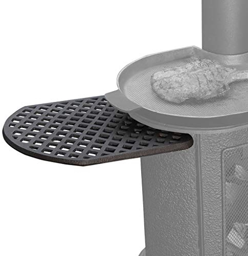 Seitentisch für Globe Fire Terrassenofen Vulture - Ablage aus Gusseisen für Grillzubehör