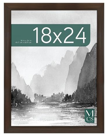 MCS Museum Posterrahmen, Kunststoff, Espresso Woodgrain, 18 x 24 in