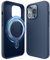 elago Magnetic Silicone Case Compatible with iPhone 13 Pro Case (6.1) Compatible with MagSafe, Built-in Magnets, Premium Silicone, Protective Cover, Compatible with MagSafe Accessories (Jean Indigo)