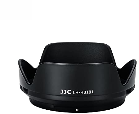 JJC Bajonett-Kamera-Gegenlichtblende für Nikon Z DX 18–140 mm f/3.5–6.3 VR-Objektiv, ersetzt Nikon HB-101 Gegenlichtblende, reduziert Blendenreflexionen – verhindert Reflexionen, schützt das Objektiv