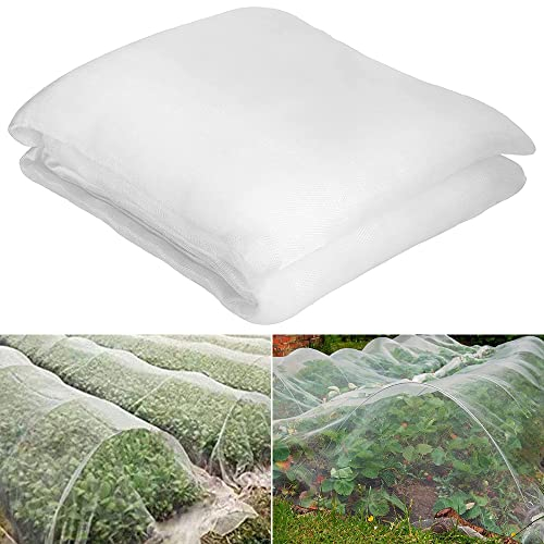 Red de jardín, malla de insectos de jardín, cubierta de protección de plantas, mosquitera ultrafina, barrera de insectos, malla de 40 por pulgada, árboles frutales, invernaderos (2x3 m)