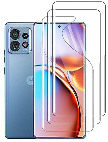 Snailcanfly 2 pcs películas de hidrogel para Motorola Edge 40 Pro 6.67 Protectores de pantalla de TPU Transparente flexible suave A prueba de explosiones NO vidrio templado
