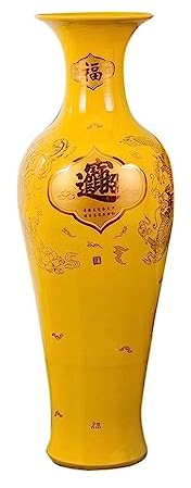 Vasen Vase aus Keramik, bodenstehend, groß, modern, festlich, for trockene Blumen, Dekoration, Kunst, Zuhause, Haushalt (33 x 67 cm) Deko