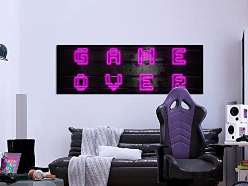 Ovegna Bild – Pink Neon (1 Stück) Narrow [135 x 45]