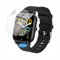 Frgnie Lot de 6 films de protection d'écran HD flexibles en TPU pour montre intelligente DUSONLAP MT65 1,85 Compatible avec la montre connectée Donerton P66D