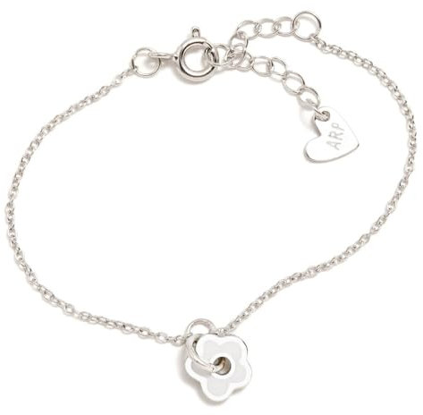 Agatha Ruiz de la Prada Armband 925m Silber Nacara Law 14cm. Anhänger weiße Kartoffelblume