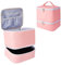 Nail Polish Carrying Case Bag Double Layer Nail Polish Storage Organizer Bag Holds 30 Bottles(15ml/0.5 fl.oz),a Nail Lamp and Manicure Tools Storage Sections for Nail Polish Nail Lamp