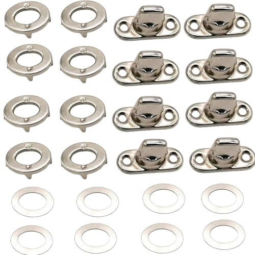 Twist Turn Lock,8 pezzi chiusura occhiello ovale per borse,Purse Lock per borsa Chiusure Fermaglio Serrature per Borse per Borse Valigia Portafogli e Borse Artigianali