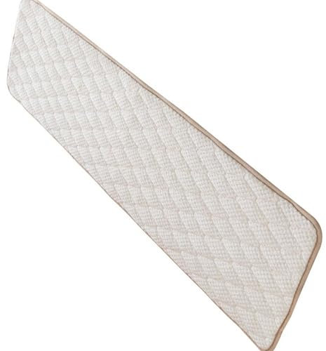 uyeoco Outdoor Bankkissen Bankauflage Stuhlkissen 150cm/120cm/100cm/80cm,Rutschfestes Sitzkissen für Gartenbank, Terrasse, Esstisch, Bank, Drinnen(Beige,40x200cm)