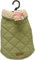 Flamingo Bonnie Hundemantel Grün – Größe A: 30 cm, B: 31-32 cm, C: 46-49 cm, Warm und Bequem, Ideal für Chihuahua, Malteser, Yorkshire Terrier und Zwergpudel