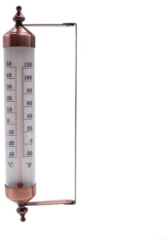 CWOQOCW Garden Thermometer Outdoor, Outdoor Thermometers For Patio No Battery Needed, For Home, And More Window Thermometer For Outside Temperature