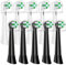 Smart Cleaning IO Ersatzköpfe kompatibel mit Oral B iO 2/3/4/5/6/7/8/9/10 Serie Elektrische Zahnbürste, mittlere Weichheit, Bürstenköpfe kompatibel mit Oral B iO Zahnbürste, 10 Stück, Schwarz + Weiß