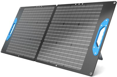 ENERNOVA 100W Solarpanel, Monokristallin Solarpanel IP68 Wasserdichtes, Starres Solarpanel, Gerät, Mfaltbares, Solarladeit MC-4, ideal für Wohnmobil, Balkonkraftwerk, Gartenhäuse, Boot, Trip, Camping