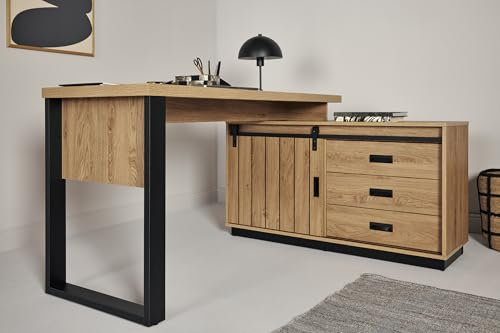 Jahnke Slide Eckschreibtisch C 150 E Montana Eiche