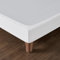 Cache Sommier 140x200 Blanc – Tissu Doux et Extensible – Rendu Impeccable – Facile à Installer