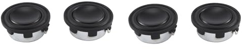 Hlxnyami 4 Piezas Mini Altavoz de 1 Pulgada 4 Ohm 3W 28MM Altavoz Lateral de Sonido de Rango Completo Altavoces Bluetooth