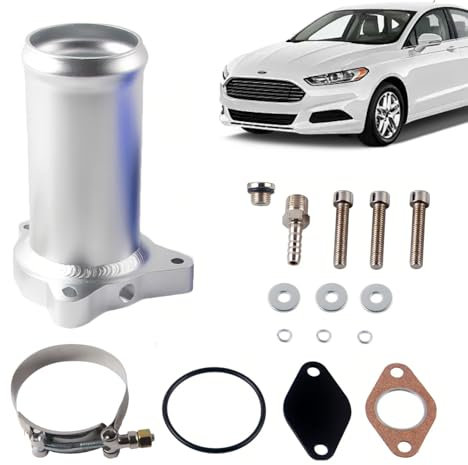FortuneGlobe Kit de eliminación de válvula egr 1.9 tdi 130/160 CV Diesel, repuesto para válvula Egr manguera, kit de repuesto para pipa de aluminio fit for egr delet kit 1.9 tdi 130/160 cv diesel