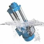 JJsdwin Kreiselpumpe Edelstahl, Hauswasserwerk, Gartenpumpe für Wasseraustausch und Befüllung Wasserbetten, Max. Wassertemperatur 35°C | Max. Saugtiefe 10 m
