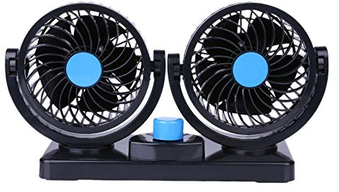 12V Twin Car Dash Fan