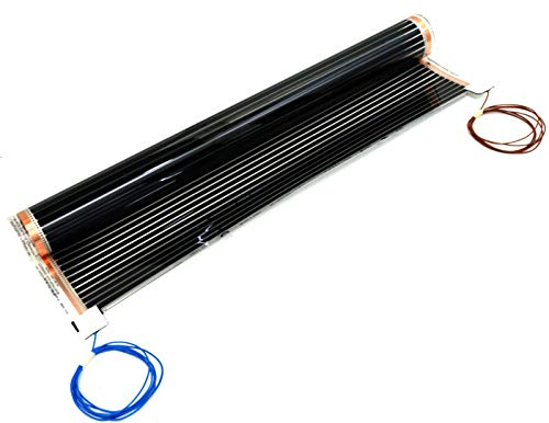 6,5m² Fußbodenheizung nachrüsten Heizband Heizbahn infrared heating film