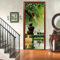 SHOMEY Türtapete Türaufkleber Selbstklebend Stein, Orchidee 90 x 200 cm Türfolie Türbilder Türposter Türklebefolie Abstrakt Abnehmbar Wohnzimmer Küche Schlafzimmer Wandaufkleber