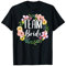 Damen Team Bride to be Braut Blumenkranz JGA Verlobung T-Shirt