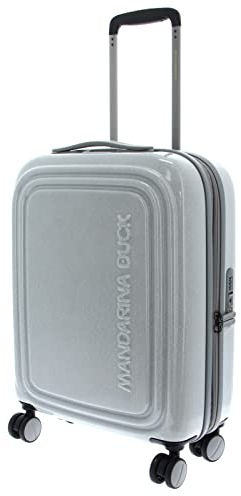 Mandarina Duck Logoduck + Trolley con Glitter, Argento (Glitter Silver), 40x55x20/23(LxHxW)