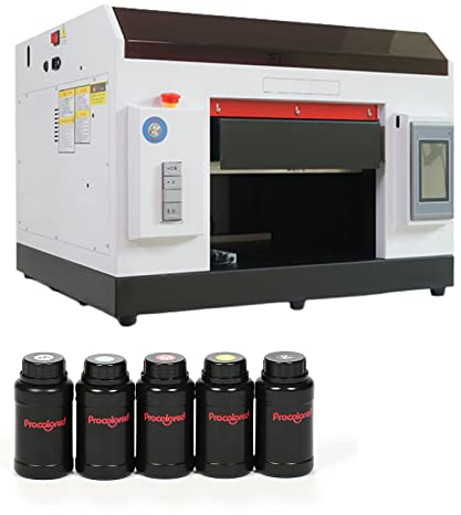 Automatischer UV-Flachbettdrucker für PVC, PET-Karte, Handyhülle, Glasbecher, Metall- und Holzdruck im A3-Format