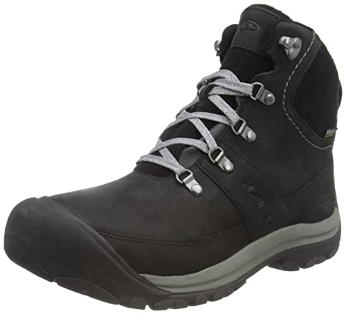 KEEN Kaci 3 Winter Mid Waterproof, Stivali da Neve Donna, Magnet/Black Plaid, 41 EU