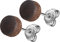 FILANGO Chirurgenstahl Ohrstecker | HOLZDISC | Ohrring Schmuck | Farbauswahl