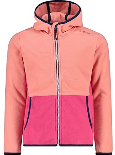CMP - Kid G Jacket Fix Hood, Girl, Flamingo, 164