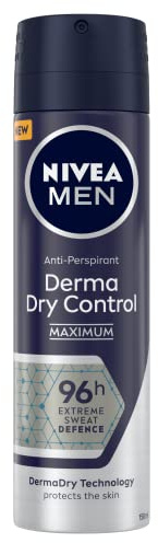 NIVEA MEN Antitranspirant Spray für Herren Derma Control, 150 ml