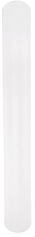 sourcing map Fondant Rolling Pin 12 Inch x 1.38 Inch PP Plastic Non-Stick Fondant Roller Dough Roller Kitchen Decorating Tools for Fondant Cookie Pastry Pizza Clay Dough