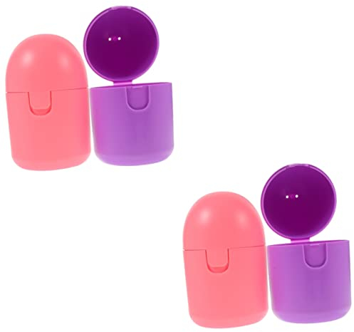 LALAFINA Lot De 2 Boîtes Portables Jasmine Pour Accessoires De Nettoyage Pour - Organiseur De Rangement Pour Filles 2 Pièces X 2