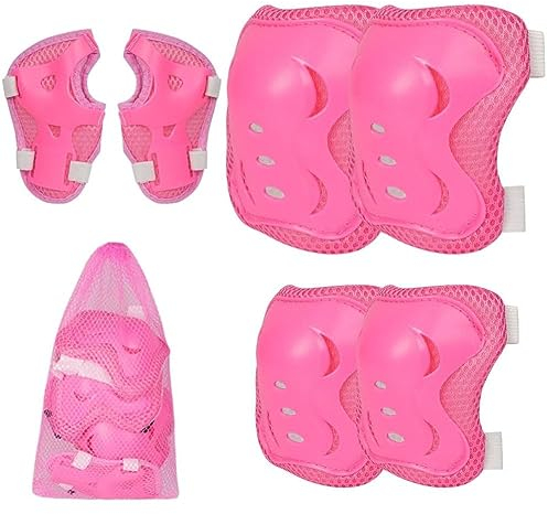 Flintronic Set Rodilleras Coderas y Muñequeras, Conjuntos de Patinajes Niños Protecciones, Set de Protección Infantil, Rodilleras para niños, para Patinaje Ciclismo Monopatín Bicicleta Skate