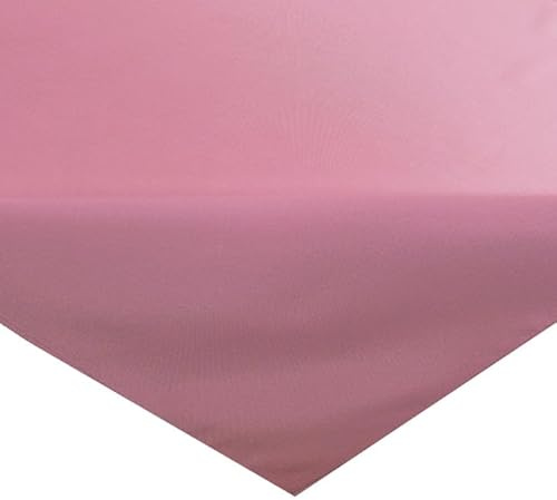 Tischdecke Mitteldecke Unterdecke Gartentischdecke 85 x 85 cm einfarbig abwaschbar fleckgeschützt strapazierfähig für den Innen- und Außenbereich (Altrosa)