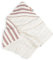 Done by Deer 3623881 Kapuzenhandtuch GOTS Stripes rosa/weiß (70x70 cm)