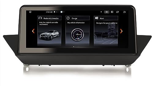 10,25 Zoll 8-Kern 4+64GB Android 14 Autoradio GPS Navi Für BMW X1 E84 CIC System Unterstützt Carplay IPS WiFi 4G WiFi DAB+ DVR OBD2