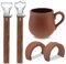 2uds Herramientas Esculpir Arcilla Cerámica, Cortadores Arcilla con Mango Jarrón Cerámica Raspador Herramienta Raspar Tallado Fabricante Tazas Artesanales Herramientas para Hacer Tazas de Té