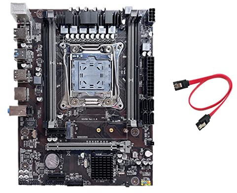 Wresetly X99 Motherboard LGA2011-3 Computer Motherboard Support Dual Channel DDR4/DDR3 RAM Support Xeon E5 V3 V4 Series CPU
