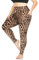 TNNZEET Leggings Damen High Waist mit Taschen Sporthose Blickdicht Sportleggins Lang Weiche Yogahose Elastische Hosen Sport Gym Laufhose(Leopard,4XL)