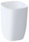 dijiusidy Cubo de Basura portátil de 10L para baño, Papelera de plástico, Cubos de Basura, Cubo de Basura Moderno Impermeable para Sala de Estar, Blanco
