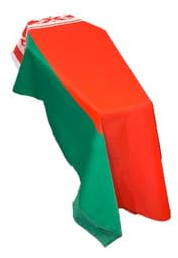 Belarus Sarg Drape Flagge