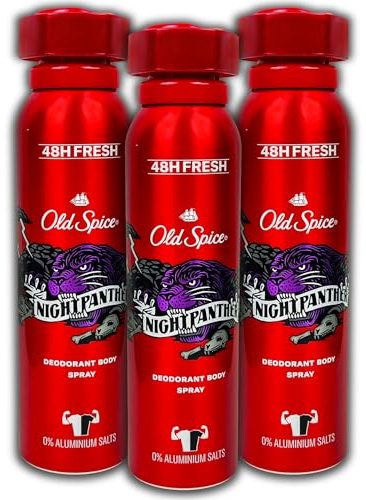 TOPDeal 3 er Pack OLD SPICE DEO BODYSPRAY NIGHTPANTHER 3 x 150 ml Deospray Deodorant