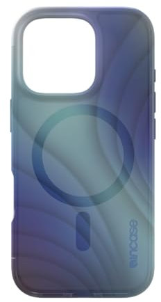 Incase Halo Schutzhülle für iPhone 16 Pro – Hydro Dip MagSafe kompatible Apple iPhone-Hülle, 3 m Fallschutz, Schutzhülle mit Lanyard-Schlaufe, schlankes Design (Tidal Ocean, iPhone 16 Pro)